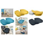 LEITZ Sitzkissen Ergo Cosy, grau ergonomisches, orthopädisches Sitzkissen, Stoffbezug - 1 Stück (5284-00-89)