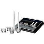 Ritzenhoff & Breker Kerzenhalter "LUMI", aus Glas konischer Kerzenhalter für Leuchterkerzen und - 15 Stück (818666)