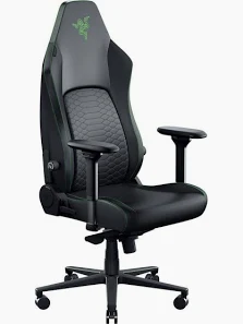Razer Iskur V2 NewGen Gaming-Stuhl, ergonomisches Design, HyperFlex-Lordosenstütze, 4D-Armlehnen - schwarz (RZ38-04900800-R3G1)
