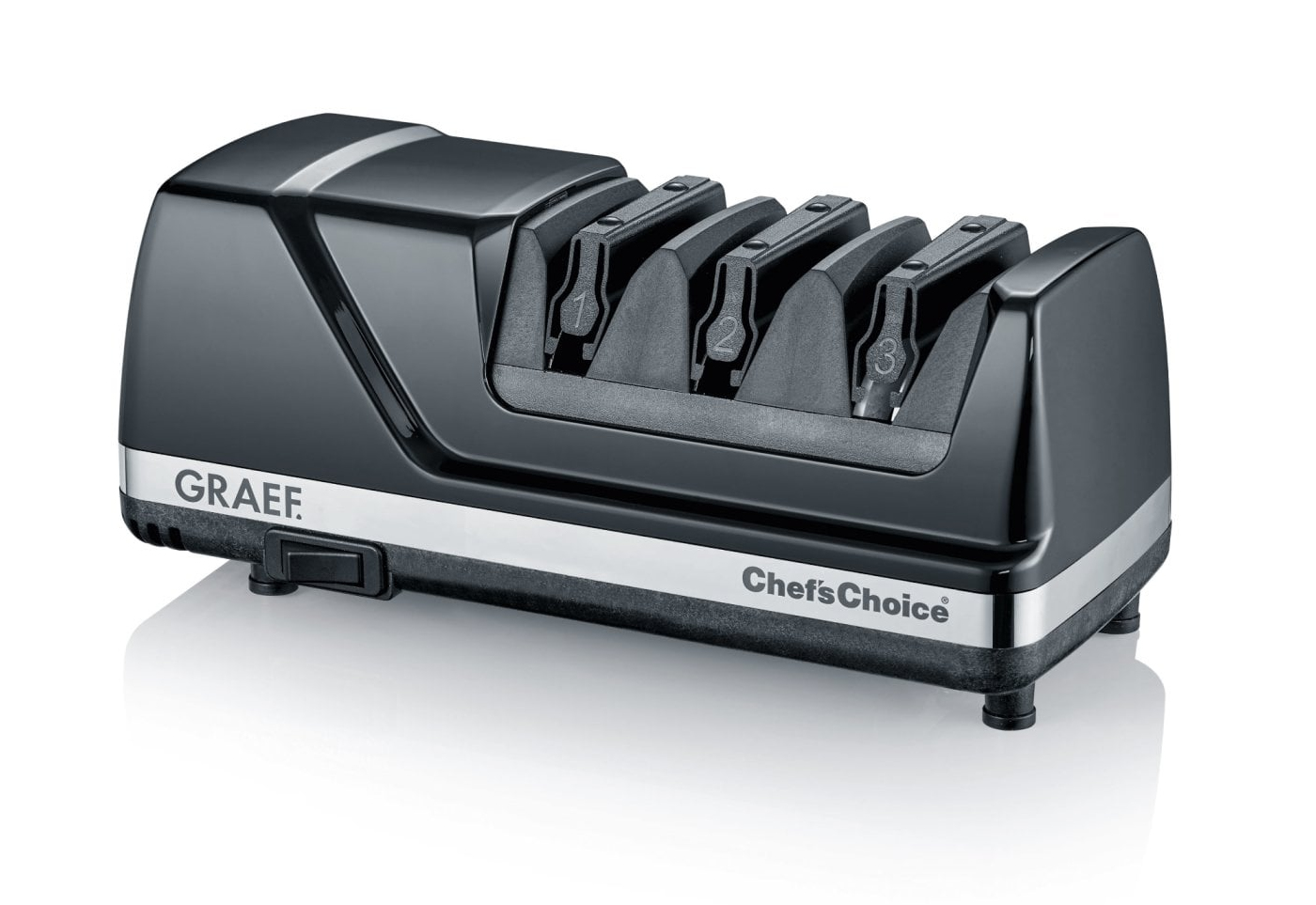 Graef FAMILY LINE CX 125 Elektrischer Messerschärfer 75 W Schwarz, Grau