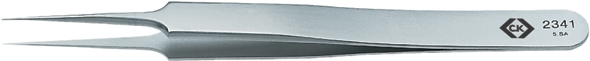 C.K Tools Pinzette, Präzisionspinzette, Superfein/Gerade, 110mm (T2341)