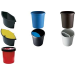 Helit H6105818 Abfallbehälter Rund Kunststoff Gelb (H61058-18)