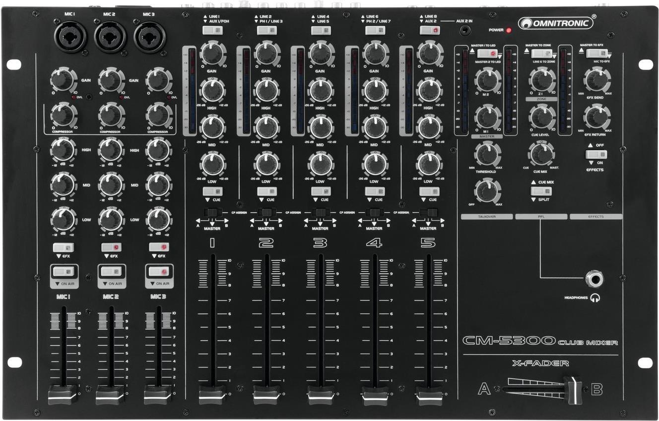 OMNITRONIC DJ Mixer Omnitronic CM-5300