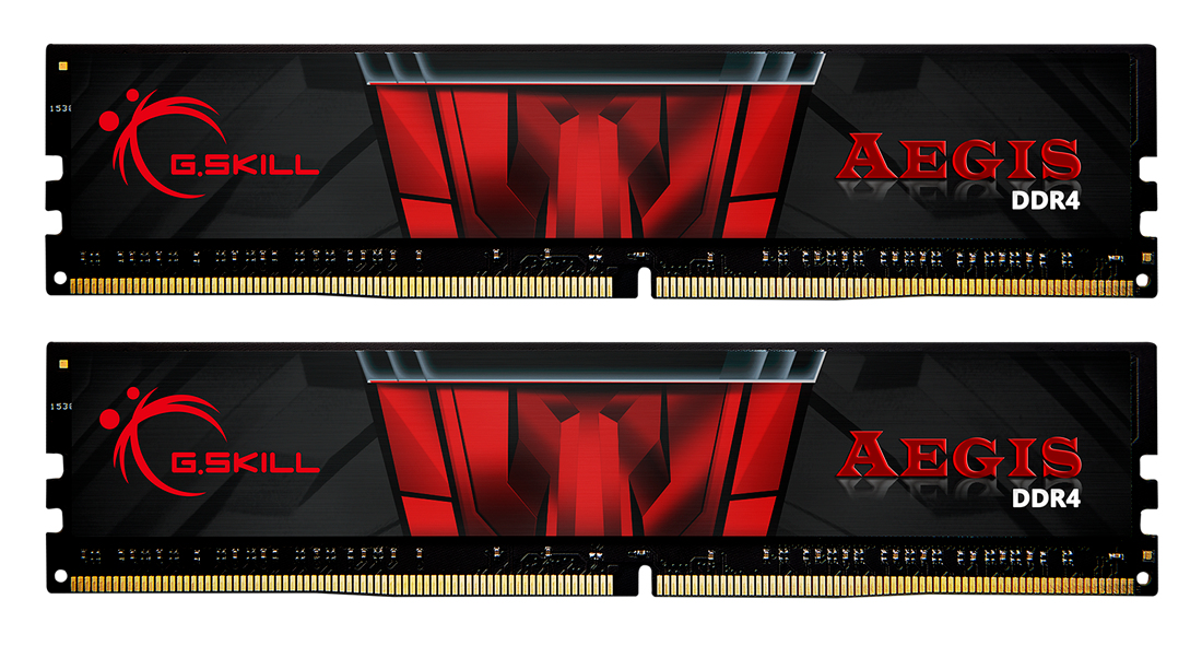 G.Skill AEGIS F4-3200C16D-16GIS 16 GB (2 x 8 GB) DDR4-3200 CL16 Schwarz, Rot