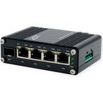 EXSYS GmbH Mini 5-Port Ethernet PoE+ Switch - 4*10/100/1000Tx + 1*100/1000Fx SFP (EX-62020POE-SFP)