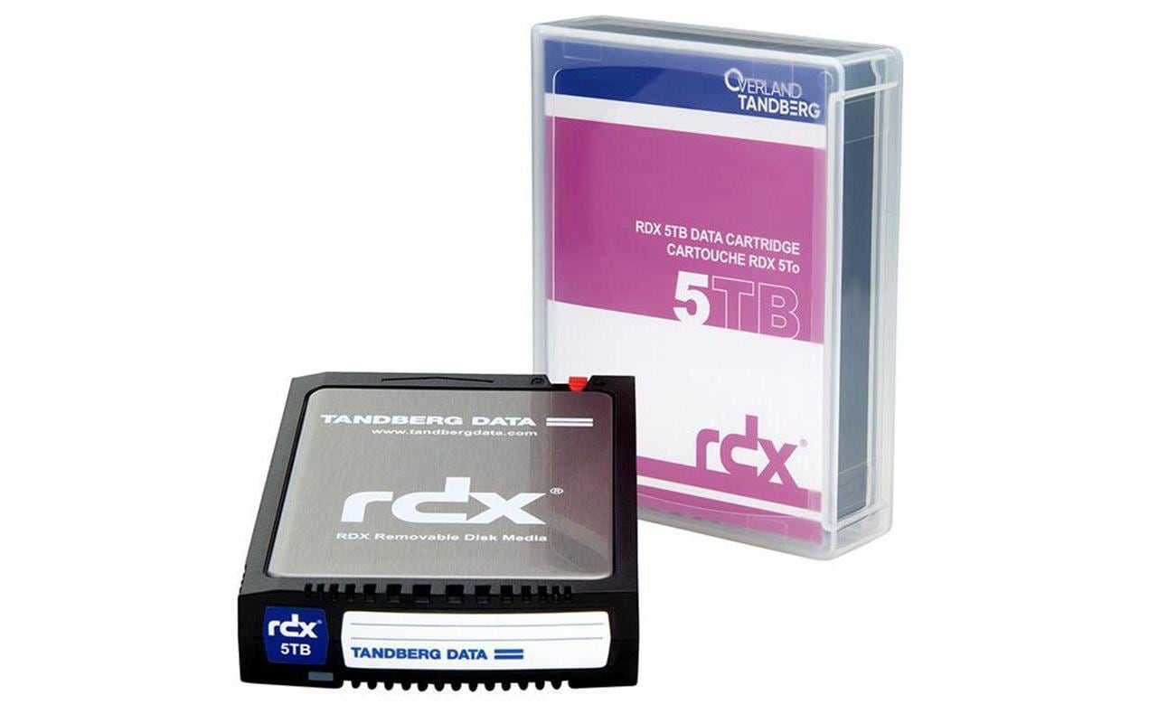 Overland-Tandberg RDX Festplatten-Kassette 5 TB Schwarz
