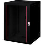 ROLINE 19 Zoll Wandgehäuse Pro 16 HE 600x600 BxT zweiteilig schwenkbar schw - Wandgehäuse (26.21.0183)