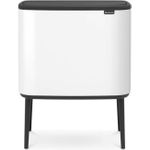 Brabantia 313509 Mülleimer 36 l Rechteckig Kunststoff Weiß (313507)