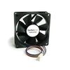 StarTech.com 80mm Computer Gehäuselüfter - PWM Cooling Fan - Lüfter für Computer Gehäuse mit 4 pin Molex - Gehäuselüfter - 80 mm - Schwarz (FAN8025PWM)