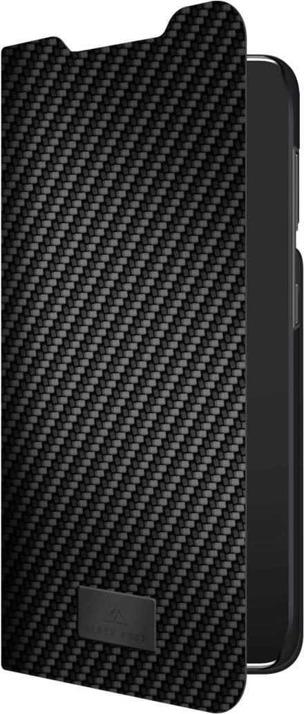 Black Rock Booklet Flex Carbon für Samsung Galaxy S22 (5G), Schwarz (00217573)