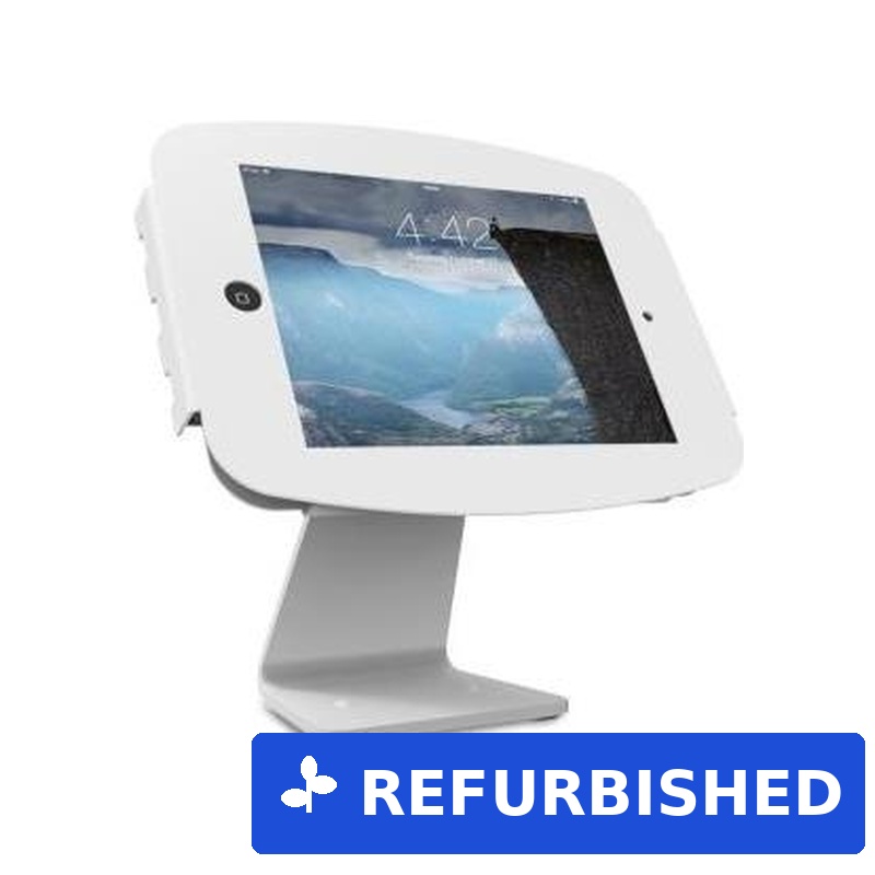 Compulocks iPad Secure Space Enclosure with Rotating 360° Kiosk White (303W224SENW)
