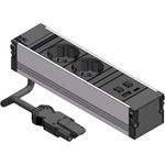 Bachmann CONI 2xCEE7/3 1xUSB A/C 22W 0.2m GST18 schwarz (912.233)