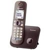 Panasonic KX-TG6811 - Schnurlostelefon mit Rufnummernanzeige - DECT - Mokkabraun (KX-TG6811GA)