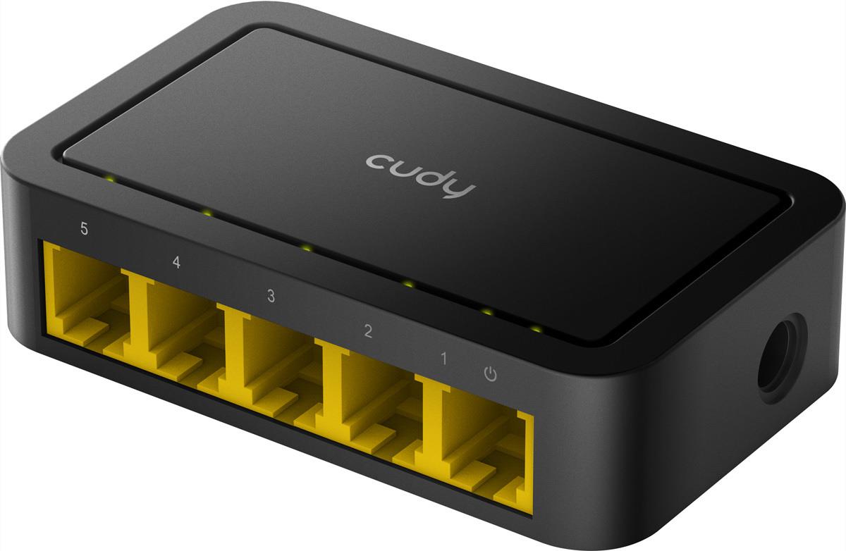 Cudy FS105D Fast Ethernet Switch 5 x 10/100 Schwarz