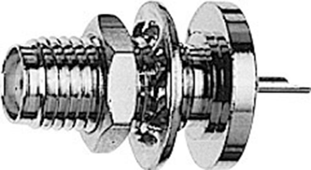 Telegärtner SMA-Einbaubuchse Einbau von hinten mit Dichtring, Z27, Gold (Standard)  - 1 Stück (J01151A0031)