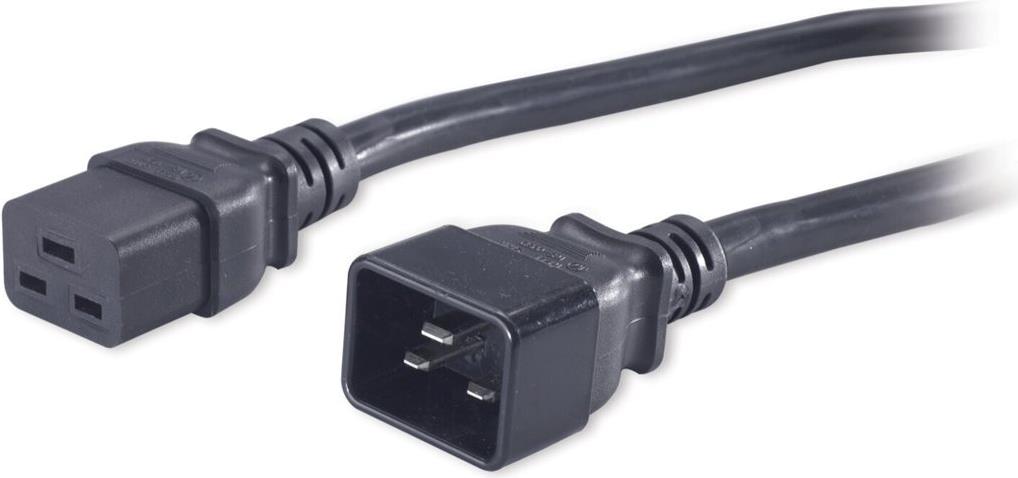 APC AP9877 Stromkabel IEC 60320 C19 auf C20 1,98 m Schwarz