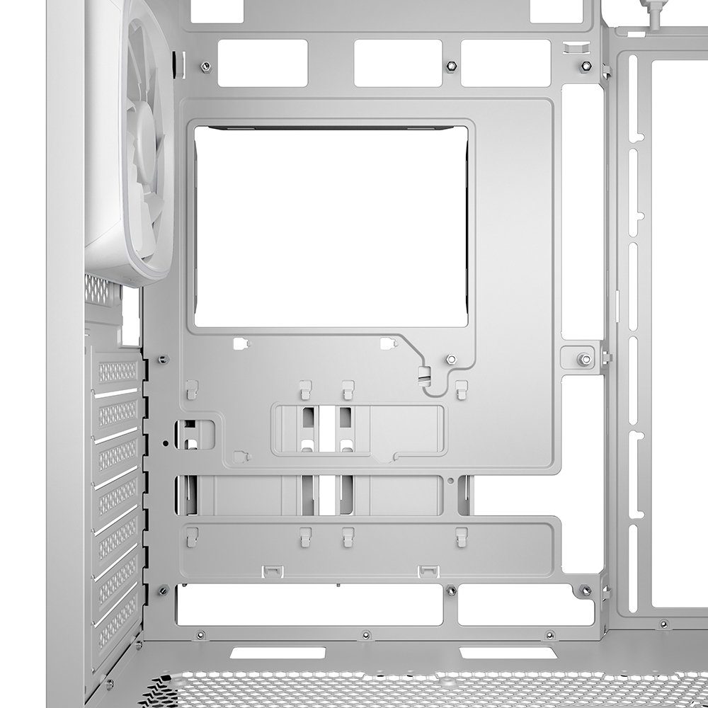 Sharkoon AK5M RGB ATX Midi Tower Tempered Glass Weiß