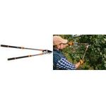 Bradas Amboss-Astschere V-SERIES, teleskopierbar anthrazit/orange, Ambossklinge mit Schutzbeschichtung, - 1 Stück (KT-V1240)