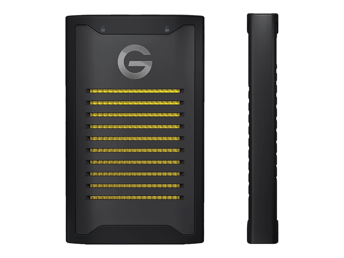 SanDisk Professional G-DRIVE ArmorLock Externe SSD 1 TB USB 3.2 Gen 2 USB-C 256-bit AES-XTS Schwarz