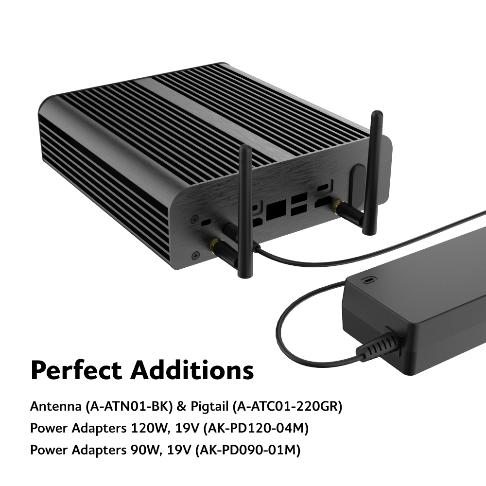 Akasa Newton RC Mini Tower Schwarz