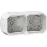 Legrand Plexo NEW 2fach Gehäuse 069690L horizontal u.vertikal ultraweiß 1 (069690L)