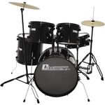 DIMAVERY DS-200 Schlagzeug-Set, schwarz (26001360)