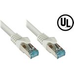 RNS® Patchkabel Cat.6A, mit Messprotokoll + Serien-Nr., S/FTP, PiMF, halogenfrei (LSZH), 500MHz, 10Gbit/s, UL, grau, 3m, Good Connections® (8064-H030)