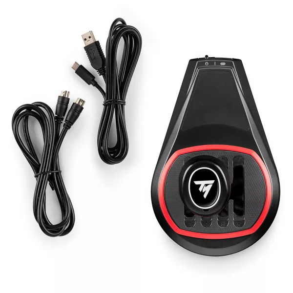 ThrustMaster TH8S Shifter Schaltknüppel kabelgebunden Schwarz, Rot