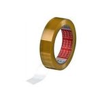 tesa Verpackungsklebeband 4104, 25 mm x 66 m, transparent aus PVC, hohe Klebkraft, Kleber auf Naturkautschukbasis 1 Stück (04104-00018-00)