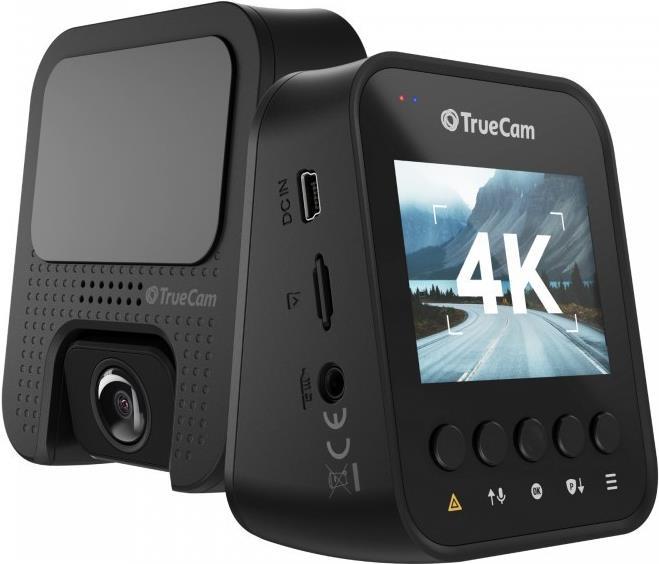 TrueCam H25 Dashcam mit GPS Blickwinkel horizontal max.=50 ° Datenanzeige im Video, G-Sensor, WDR, Schleifenaufzeichnung (TRCH25)