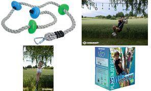 SCHILDKRÖT Jungle Rope Kletterseil 2,5 m Ø 26 mm 4 Griffe max. 120 kg Tragkraft