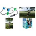 SCHILDKRÖT Jungle Rope Kletterseil 2,5 m Ø 26 mm 4 Griffe max. 120 kg Tragkraft