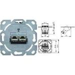 Telegärtner J00020A0511 RJ-45 Gebürsteter Stahl Steckdose (J00020A0511)