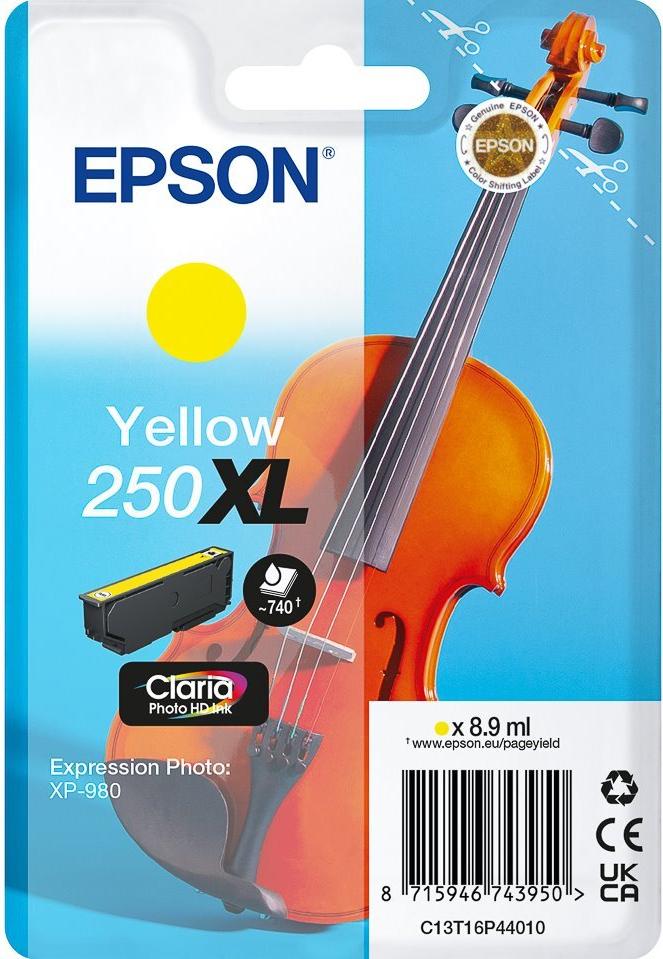 C13T16P44010 EPSON 250XL XP Tinte yellow 740Seiten (C13T16P44010)