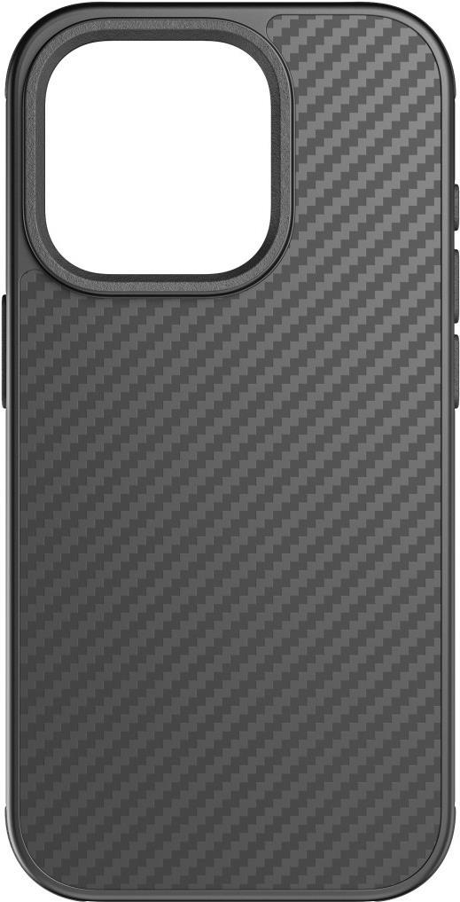 Black Rock Cover Robust Carbon für Apple iPhone 15 Pro, Schwarz (00221274)