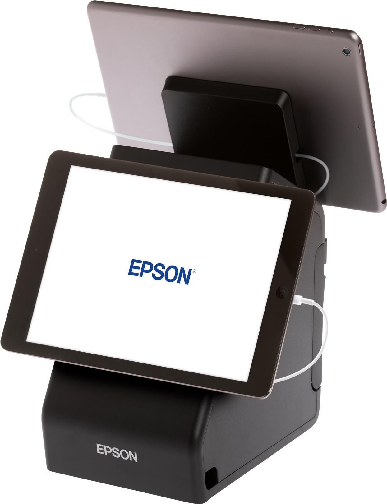 EPSON POS Epson TM-m30II-S (012): USB + Ethernet + NES + Lightning + SD, Black, PS, EU (C31CH63012)