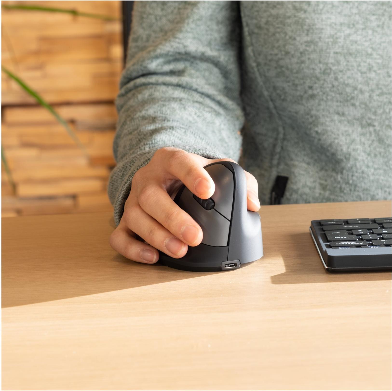 R-Go HE Break Ergonomische Vertikale Maus Klein Bluetooth 5.0 Schwarz