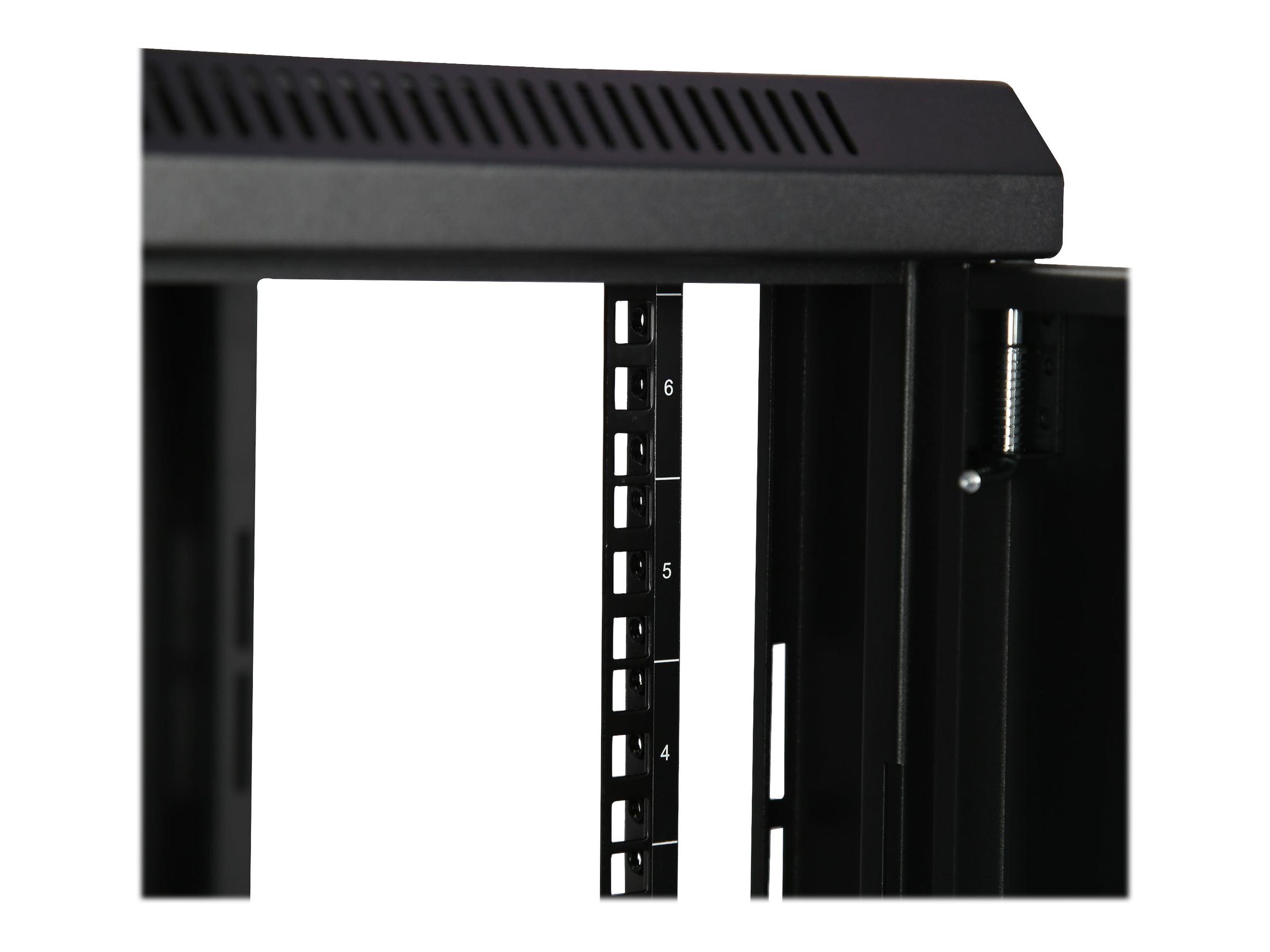 StarTech.com RK616WALM 6U Wandmontage Server Rack Schwarz