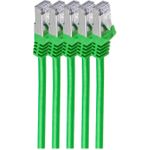 shiverpeaks BS75515-G-SET5. Kabellänge: 5 m, Kabelstandard:Cat.7 Rohkabel, Kabelschirmung: S/FTP (S-STP), Anschluss 1: RJ-45, Anschluss 2: RJ-45, Steckerverbindergeschlecht: Männlich/Männlich, Beschichtung Steckerkontakte: Gold (BS75515-G-SET5)
