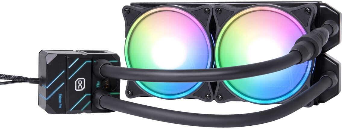 Alphacool Eisbaer Pro Aurora 240 CPU All-in-One-Flüssigkeitskühler 12 cm