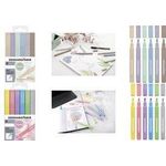 EBERHARD FABER Textmarker Slim, Naturfarben, 6er Etui Keilspitze, Strichstärke: 1,0 (551505)