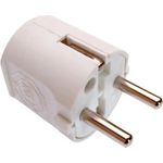 AS SCHWABE Schuko-Zentralstecker 250 V, 16 A, weiß (45031)