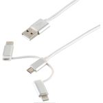 S-Conn 14-50067 1m USB A Micro-USB B Männlich Männlich Weiß USB Kabel (14-50067)