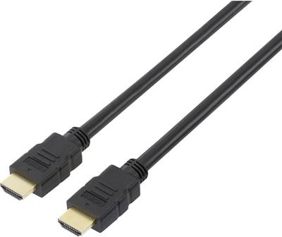 SpeaKa Professional HDMI Anschlusskabel [1x HDMI-Stecker - 1x HDMI-Stecker] 10 m Schwarz (SP-7870112)