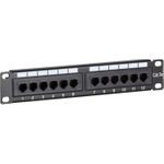 DS-IT Patchpanel 10”, 12-fach UTP Patchpanel CAT 5e (DS-10Patch5-12UTP)