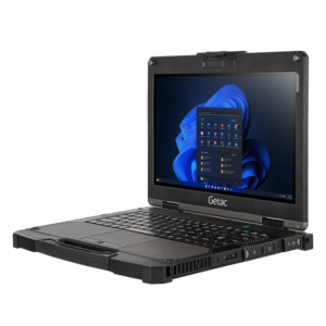 Getac B360G2, 33,8cm (13,3''), Full HD, QWERTZ (DE), GPS, Chip, USB, USB-C, RS232, BT, Ethernet, WLAN, 4G, SSD, Win. 11 Pro, RB Notebook, Fully Rugged, Bildschirmdiagonale: 33,8cm (13,3''), Touch, Touchscreen, kapazitiv, Auflösung, Auflösung: Monitor, 1920x1080 Pixel, Divers (Eigenschaften/Merkmale), Tastenfeld (QWERTZ (DE), beleuchtet), inkl.: GPS, Chipkartenleser, Webcam, Helligkeit: Helligkeit 1400cd, Schnittstellen, Anschluß: USB (Typ A, 2x), USB-C, RS232, Bluetooth, Ethernet, WLAN (802.11ax), VGA, HDMI, 4G (LTE), Prozessor (Typ, Intel Core i5), Arbeitsspeicher, RAM: 8GB, SSD: M.2, 256GB, OS/Emulation, OS: Win, 11 Professional, Zubehör, inkl.: Stromversorgung: Netzteil, Netzkabel (Anschluss: EU, UK), Batterie, Akku, 2100mAh, 2x, herausnehmbare Batterie, Stylus-Pen, Schutzklasse, Schutzart: IP66, MIL-STD 810H (BS3154B4B3GX)