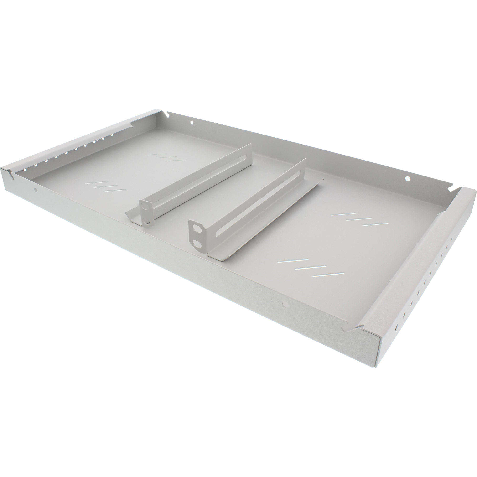 Triton Rack-Regal 1U 550 mm Belüftet Cremefarben Grau