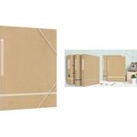 Oxford Eckspannermappe TOUAREG, DIN A4+, beige für Format A4, Stärke: 450 g/qm, aus recyclefähigem TCF - 1 Stück (400081545)