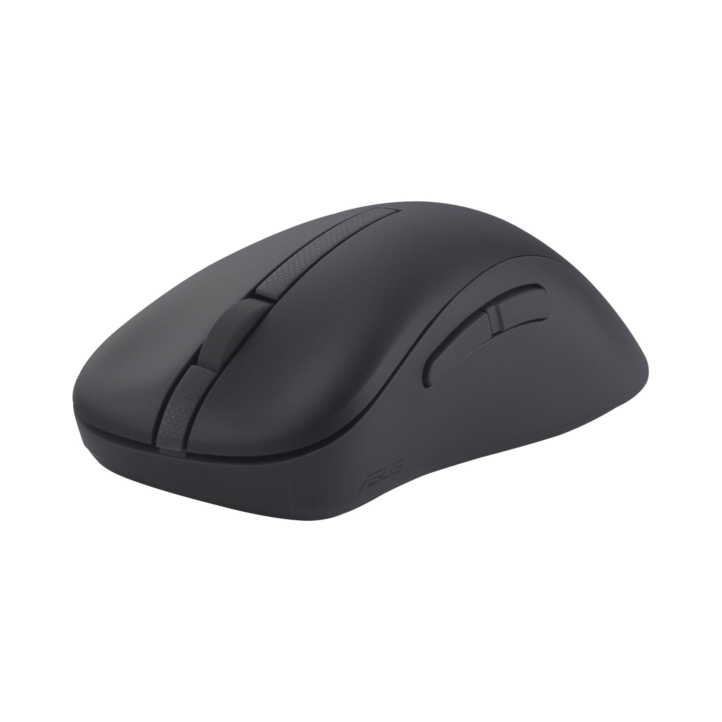 ASUS MD102 Ergonomische Maus 5 Tasten Bluetooth 2.4 GHz Dunkelgrau