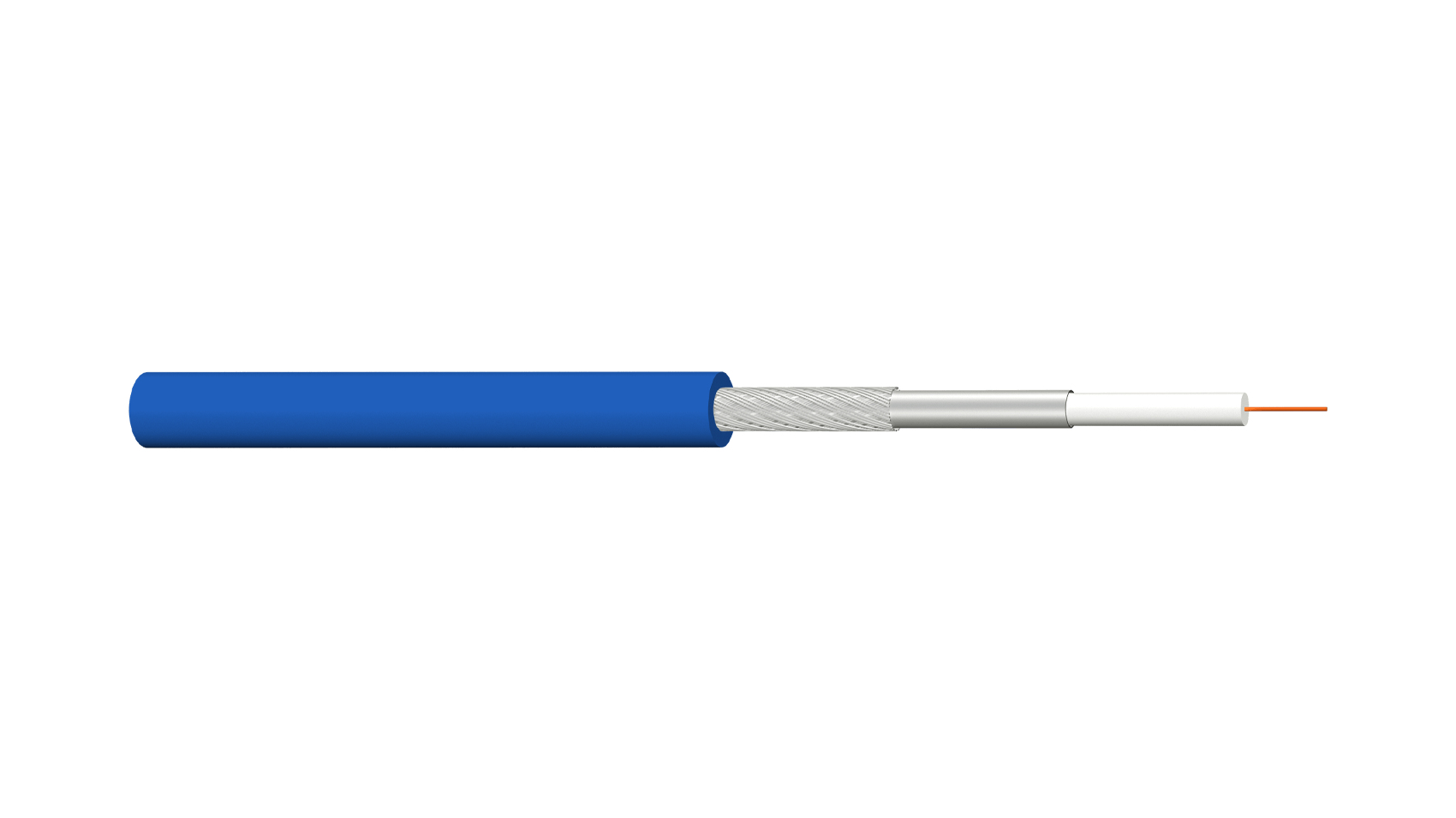 Megasat Flex Koaxialkabel 3 m F-Typ Blau